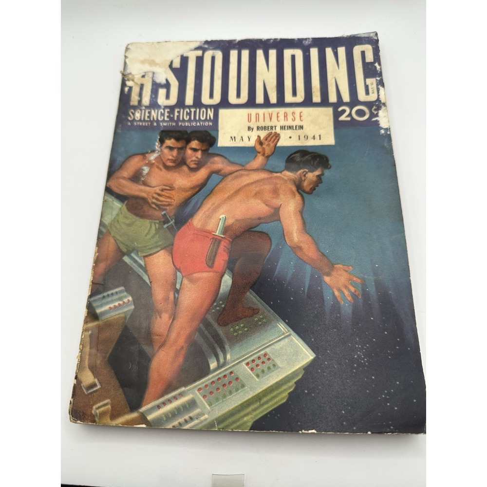 ASTOUNDING SCIENCE FICTION Antique Book May 1941 Featuring Isaac Asimov